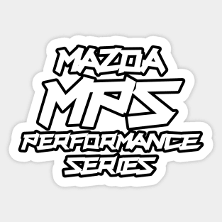 MPS, mazda performance series, Mazdaspeed (Transparent - Black) Sticker